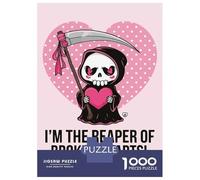 Puzzle Per Adulti 1000 Pezzi Grim Reaper of Broken Hearts Puzzle Per Adolescenti Giochi Rilassanti Analisi E Logica Riduzione Dello Stress Regali 52x38cm/1000pcs
