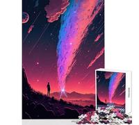 Puzzle per adulti 1000 pezzi Guardando le stelle Giocattoli antistress Regali per donne Uomini Gioco impossibile Attività divertenti a casa Dimensioni 38x26cm