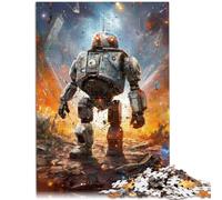 Puzzle per adulti 1000 pezzi guerra robotica divertente per tutta la famiglia Aiuta il cervello ad addestrare giocattoli avvincenti per promuovere la pazienza 26 x 38 cm