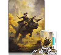 Puzzle per adulti 1000 pezzi Guerriera, giocattoli educativi per l'apprendimento, giochi per famiglie, adatti per la decorazione della scrivania (75x50cm)