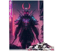 Puzzle per adulti, 1000 pezzi, guerriero al neon impegnativo, 26 x 38 cm, gioco educativo per compleanno, Natale