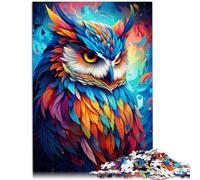 Puzzle per adulti 1000 pezzi gufo decorazione per la casa puzzle intelligenza cerebrale sfida giocattolo avvincente 26 x 38 cm