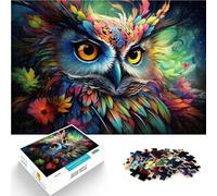 Puzzle per adulti 1000 pezzi gufo mistico sfida educativa 26x38 cm regali per amici e familiari per adolescenti dai 14 anni in su