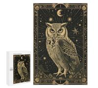 Puzzle per adulti 1000 pezzi gufo saggezza puzzle per adulti giocattoli fai da te Staycation Kill Time divertimento a casa attività, 1000 pezzi
