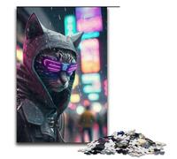 Puzzle per adulti 1000 pezzi Hacker Paw Cat Puzzle in legno Gioco educativo Sfida Giocattolo 1000 pezzi