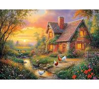 Puzzle per adulti 1000 pezzi Happy Farm 70 x 50 cm puzzle per adulti gioco educativo sfida giocattolo 1000 pezzi puzzle per adulti bambini