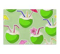 Puzzle per adulti, 1000 pezzi Hawaii verde cocco regali tropicali per gli amanti dei puzzle puzzle difficile stampa artistica animale, 75 x 50 cm
