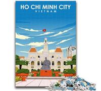 Puzzle per adulti 1000 pezzi Ho Chi Minh City Vietnam Aiuta il cervello a esercitare Giocattoli avvincenti per coltivare la pazienza Un'opera d'arte (dimensioni 50x70cm)