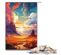 Puzzle per adulti 1000 pezzi Il deserto è circondato da schizzi Molti puzzle colorati Gioco Giocattoli Divertenti 75x50cm