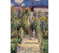 Puzzle per adulti 1000 pezzi Il giardino degli artisti in Vétheuil 70 x 50 cm puzzle per adulti gioco educativo sfida giocattolo 1000 pezzi puzzle per adulti bambini