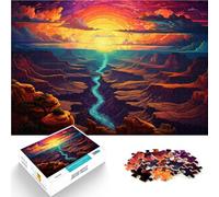 Puzzle per adulti 1000 pezzi Il gioco a quiz americano Grand Canyon sofisticato da completare ma divertente e divertente 26 x 38 cm