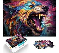 Puzzle per adulti, 1000 pezzi, il gioco di puzzle della bestia strana malvagia, 26 x 38 cm, ideale come regalo per tutta la famiglia per adolescenti di 14 anni e più