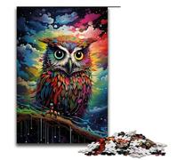 Puzzle per adulti 1000 pezzi Il gufo nel cratere è circondato Puzzle Giochi Giocattoli Regalo Adatto per la decorazione della scrivania 1000 pezzi