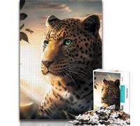 Puzzle per adulti 1000 pezzi Il leopardo e la vespa Puzzle per adolescenti offerte come regali per tutta la famiglia per età 14+ 38x26cm
