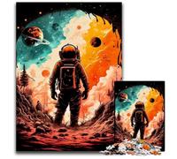 Puzzle per adulti 1000 pezzi Il marziano in cartone, gioco rompicapo per adolescenti, regalo perfetto per le vacanze 26X38CM/10,23x14,96 pollici