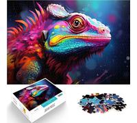 Puzzle per adulti, 1000 pezzi, il misterioso giocattolo da gioco camaleonte per il regalo di famiglia migliora la memoria per adolescenti dai 14 anni in su, 50 x 70 cm