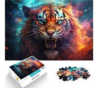 Puzzle per adulti, 1000 pezzi, il misterioso gioco di tigre, 26 x 38 cm, antistress difficile per bambini dai 14 anni in su