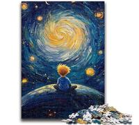 Puzzle per adulti 1000 pezzi Il piccolo principe del cielo notturno per età 14 anni e oltre Giocattolo educativo intellettuale decompressivo Ottimo regalo 50x75cm