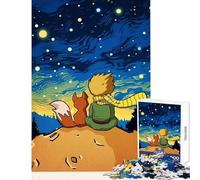 Puzzle per adulti 1000 pezzi Il piccolo principe e la volpe Giocattolo Decorazione da parete Regali per donne e uomini Gioco pratico Migliora l'amore tra coppie Dimensioni 38x52cm