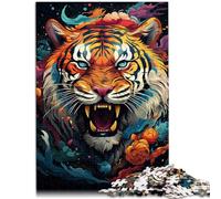 Puzzle per adulti 1000 pezzi "Il re degli animali" gioco impegnativo 50 x 75 cm tutta la famiglia