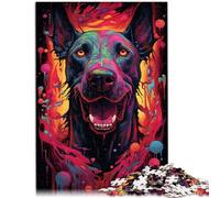 Puzzle per adulti 1000 pezzi illustrazioni del futuro doberman gioco intellettuale analisi e logica per adolescenti dai 14 anni 50x70cm