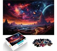 Puzzle per adulti 1000 pezzi Immaginate l'universo Giochi Giocattoli Regalo con Poster Assortito e Foglio di Domande per 14 Anni e oltre 50x70cm