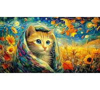 Puzzle per adulti, 1000 pezzi, in carta riciclata, ideale per il relax e la decorazione della parete, 38 x 26/1000 pezzi