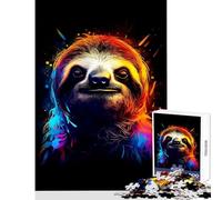 Puzzle per adulti 1000 pezzi Incredibile bradipo Decorazione per la casa Giocattoli Ottimo regalo Gioco per famiglie Migliorare l'amore tra coppie Dimensioni 38x26cm