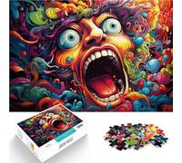 Puzzle per adulti, 1000 pezzi, incredibile giocattolo puzzle fai da te, aiuta il cervello ad allenare i giocattoli che creano dipendenza per promuovere la pazienza, 26 x 38 cm