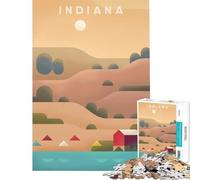 Puzzle per adulti 1000 pezzi Indiana Giochi rilassanti Sfida di intelligenza Giocattolo avvincente Ottimo regalo Attività per la famiglia (Dimensioni 50x75cm)