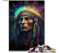 Puzzle per adulti 1000 pezzi Indiani, giochi, giocattoli, regali unici per compleanni e regali per bambini dai 14 anni in su dimensioni 50x75cm