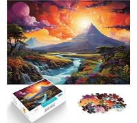 Puzzle per adulti 1000 pezzi inseriti nel cielo cime divertente puzzle per tutta la famiglia 26 x 38 cm antistress vacanza casa tempo ucciso