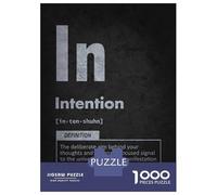 Puzzle Per Adulti 1000 Pezzi Intention Element - Focused Manifestation Mindset Puzzle Per Adulti Giocattoli Antistress Regalo Di Compleanno Natale Regali Di Compleanno 38x26cm/1000pcs