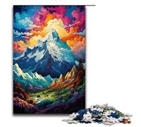 Puzzle per adulti 1000 pezzi Jungfrau svizzero Puzzle colorati Giochi Giocattoli Regalo Adatto per la decorazione del desktop 75x50cm