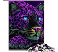 Puzzle per adulti 1000 pezzi Jungle Panther Puzzle in legno Giocattoli Regalo Educativo Intellettuale Decompressione Divertente Gioco per famiglie Dimensioni 50X75CM
