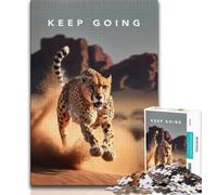 Puzzle per adulti 1000 pezzi "Keep Going Motivation" per adolescenti giochi educativi decorazioni per la casa regalo di compleanno regali arte murale 75x50cm