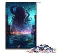 Puzzle per adulti 1000 pezzi Kraken Rising Puzzle Ogni pezzo è unico Gioco stimolante e divertente per tutta la famiglia 75x50cm
