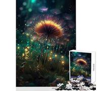 Puzzle per adulti 1000 pezzi La bellezza del dente di leone Giocattoli antistress Regalo per compleanni Gioco impossibile Rafforza l'amore tra coppie Dimensioni 38x26cm