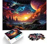 Puzzle per adulti 1000 pezzi La bellezza del giardino celeste Puzzle Puzzle Un'opera d'arte per un adolescente di 14 anni e oltre 26x38cm