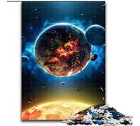Puzzle per adulti 1000 pezzi "La fine del mondo" in cartone, perfetti per decorare casa e ufficio, feste, compleanni e regali di Natale, 1000 pezzi(26x38cm)
