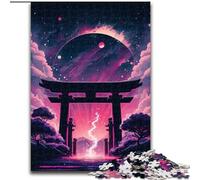 Puzzle per adulti 1000 pezzi "La porta del cosmo" in legno, ideali per il divertimento in famiglia, il relax e come regalo per le feste, 50x75cm Impegnativo e divertente, attività per famiglie