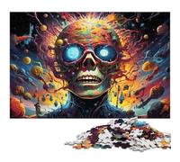 Puzzle per adulti 1000 pezzi La psichedelia colorata di un prodigio alieno Puzzle con taglio di precisione è ideale come regalo per tutta la famiglia 1000 pezzi (38x26 cm)