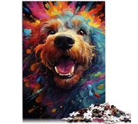 Puzzle per adulti 1000 pezzi La sfida educativa del barboncino, colorato è ideale come regalo per tutta la famiglia per adolescenti dai 14 anni e oltre 26 x 38 cm