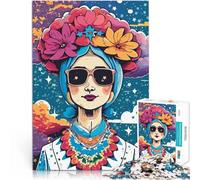 Puzzle per adulti 1000 pezzi La Signora Fatto di carta,Adatto a partire dai 14 anni Gioco impegnativo regalo di compleanno。misurare:38x52cm/14.96x20.47pollice