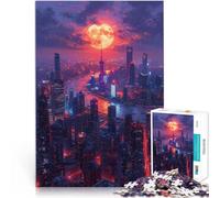 Puzzle per adulti 1000 pezzi La Torre della Perla d'Oriente Puzzle di precisione Shanghai Un'opera d'arte per adolescenti 14 anni e oltre 50x70cm