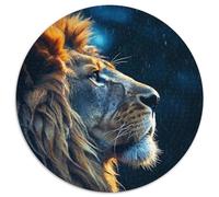 Puzzle per adulti 1000 pezzi La tristezza del leone Puzzle da 1000 pezzi, Halloween, Pasqua, Capodanno. Dimensioni: 67,5x67,5 cm.