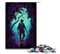 Puzzle per adulti 1000 pezzi La vita selvaggia nella giungla per gioco educativo Sfida Giocattolo Decorazione unica per la casa e regali 75x50cm