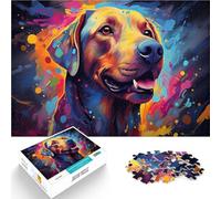 Puzzle per adulti 1000 pezzi Labrador per regali di puzzle anti-stress staycation uccidere il tempo per adolescenti dai 14 anni e oltre 50 x 70 cm