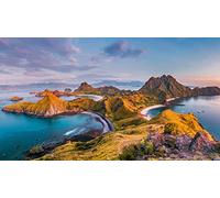 Puzzle Per Adulti 1000 Pezzi Labuan Bajo Sull'Isola Di Flores, Parco Nazionale Di Komodo, Indonesia 75 * 50Cm
