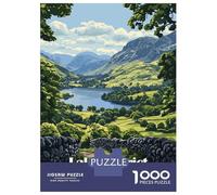 Puzzle Per Adulti 1000 Pezzi Lake District England Puzzle Per Adulti Gioco Pratico Vacanza A Casa Passatempo Gioco Stimolante Regali 38x26cm/1000pcs